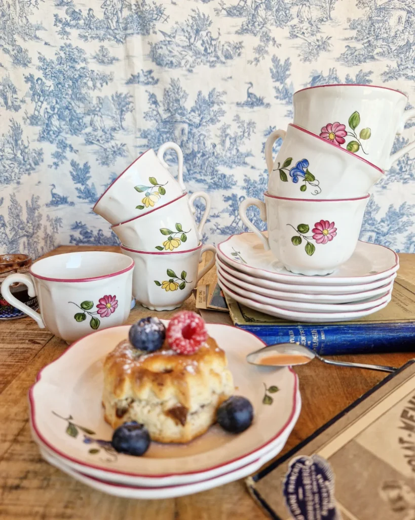katdecovintage los platos de mi madre comprar piezas vintage porcelana antigua limoges luneville sarreguemines dogoin rastro frances brocante frances
